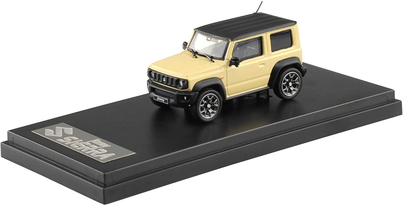 1/64 Suzuki Jimny Sierra Mini Car Ivory Finished Model