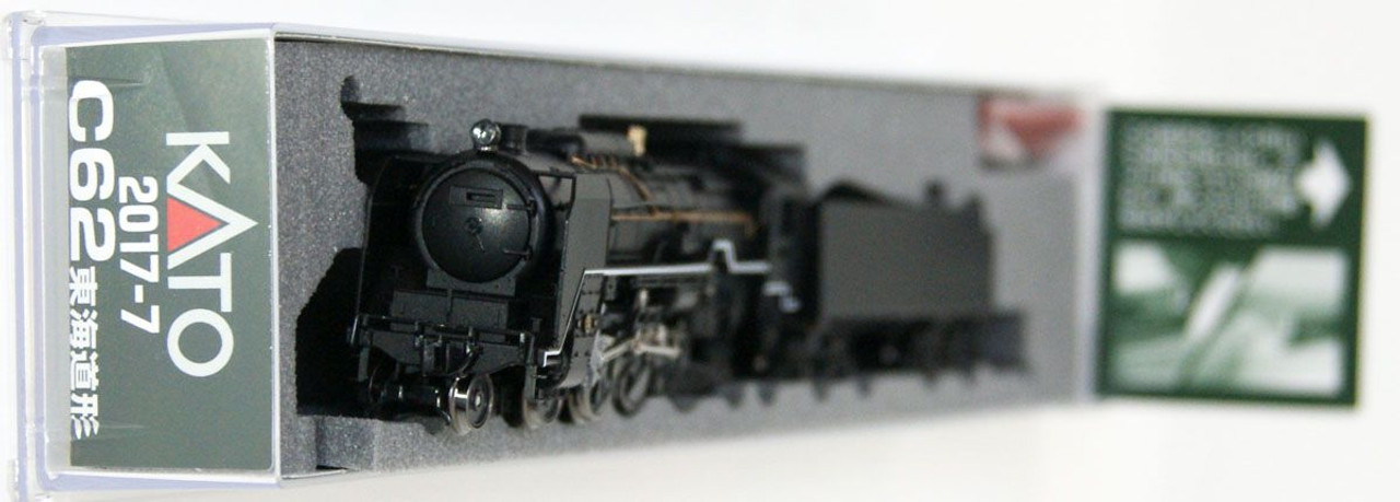 Kato 2017-7 JNR Steam Locomotive Type C62 Tokaido Type (N scale)