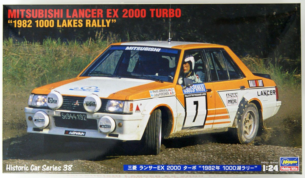 1/24 Mitsubishi Lancer EX 2000 Turbo 1982 1000 Lakes Rally