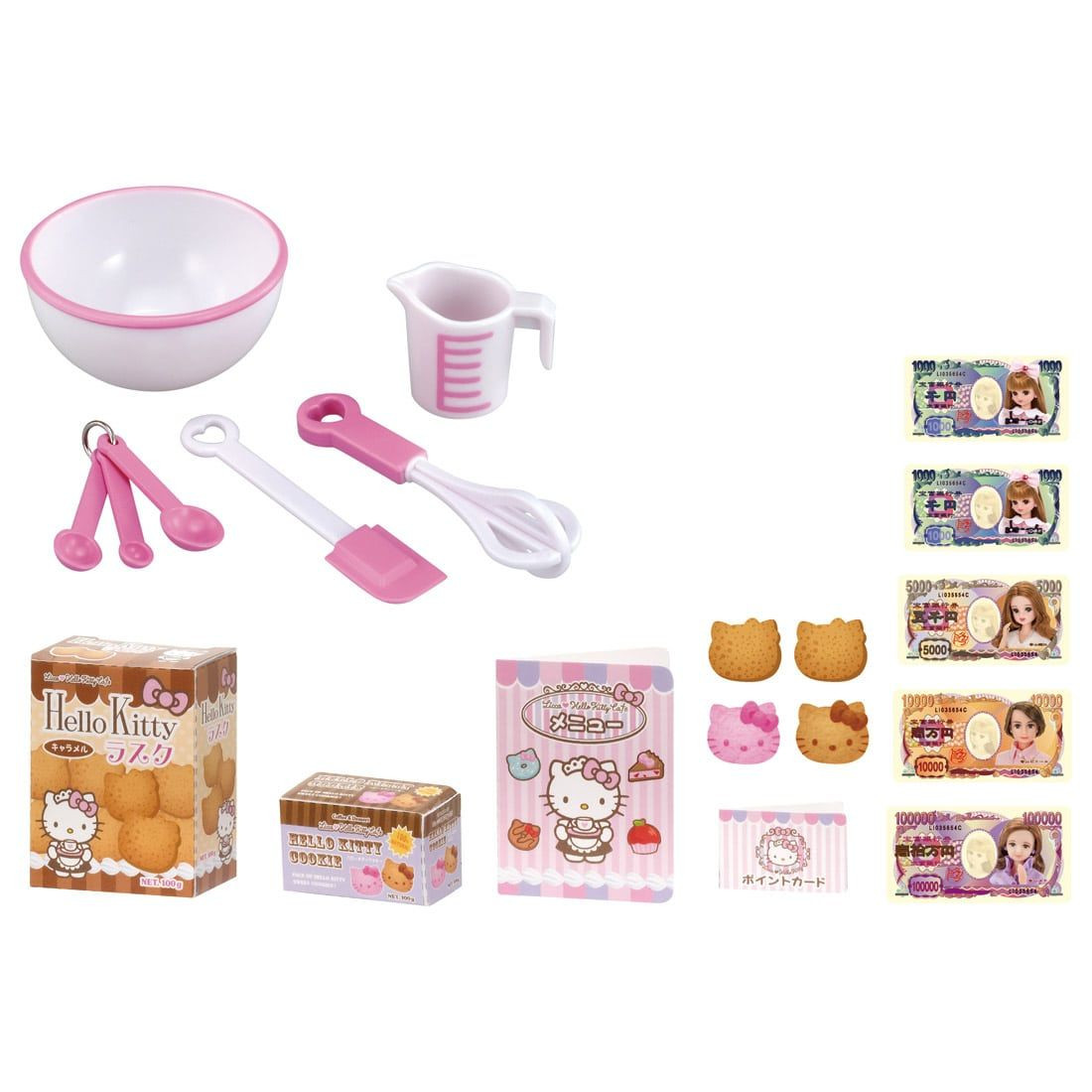 Licca Doll Hello Kitty Sweets Cade Dress Set | PlazaJapan