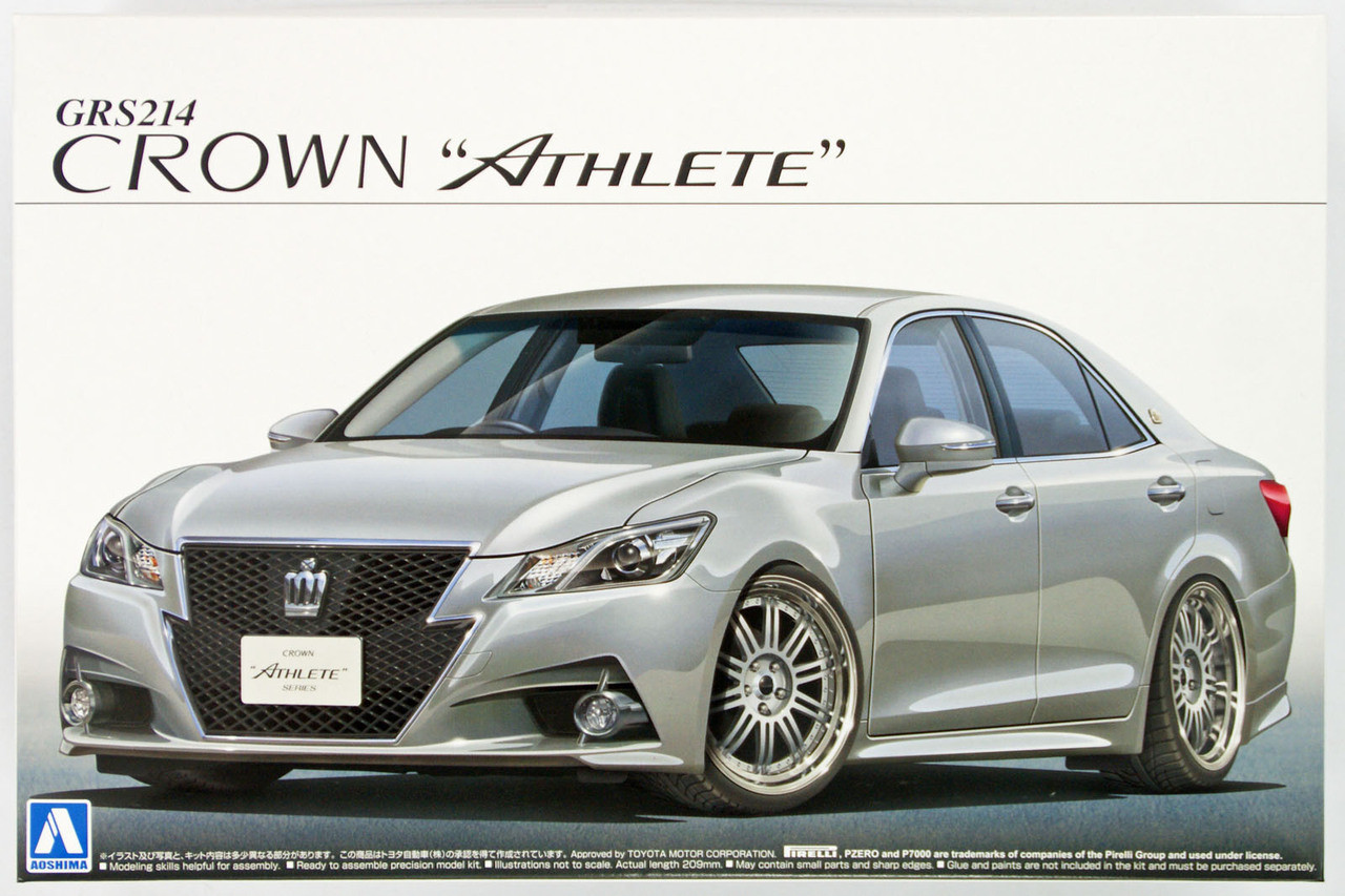 Aoshima 08508 GRS214 Toyota Crown Athlete G 2012 20 Inch Custom 1