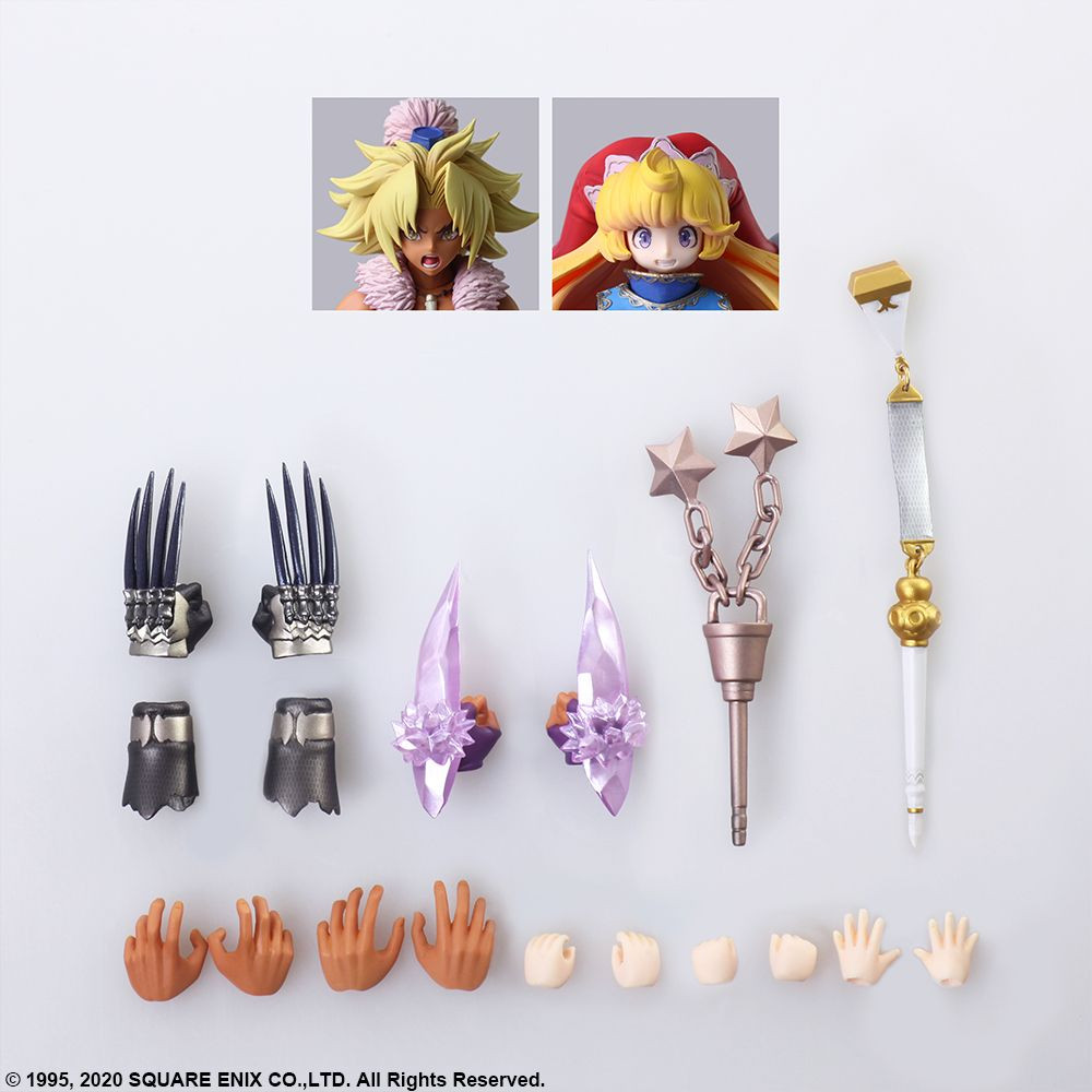 Fatema 　リトルオンディーヌ　コラボ　3点セット Bring Arts Kevin & Charlotte Figure (Trials of Mana)