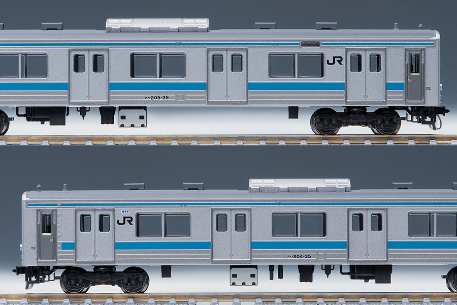 JAPANESE CARS COLLECTION ミニカーセット 98715 JR Series 205 Commuter Train (Keihan Shinkanko Line) 7 Cars