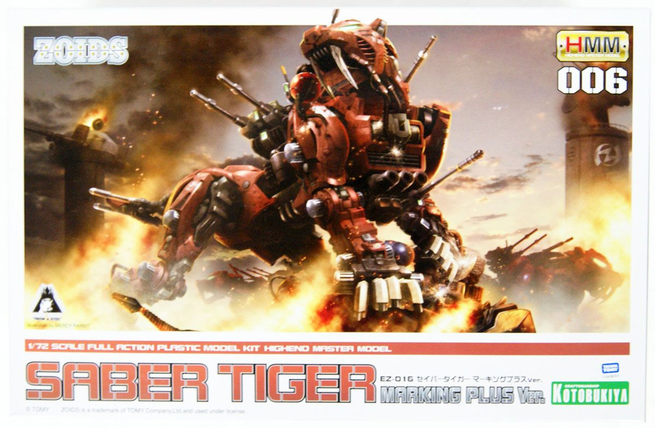 ZOIDS 1/72 EZ-016 Saber Tiger Marking Plus Ver Plastic Model