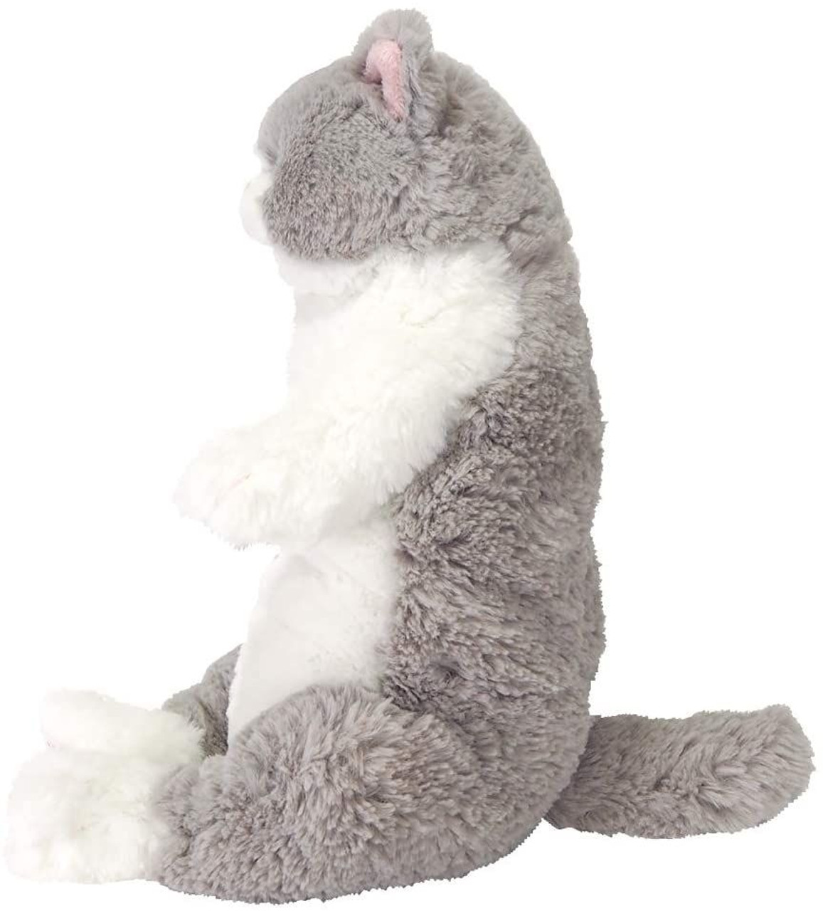 Plush Doll Knee Cat Sleeping (Gray) | PlazaJapan