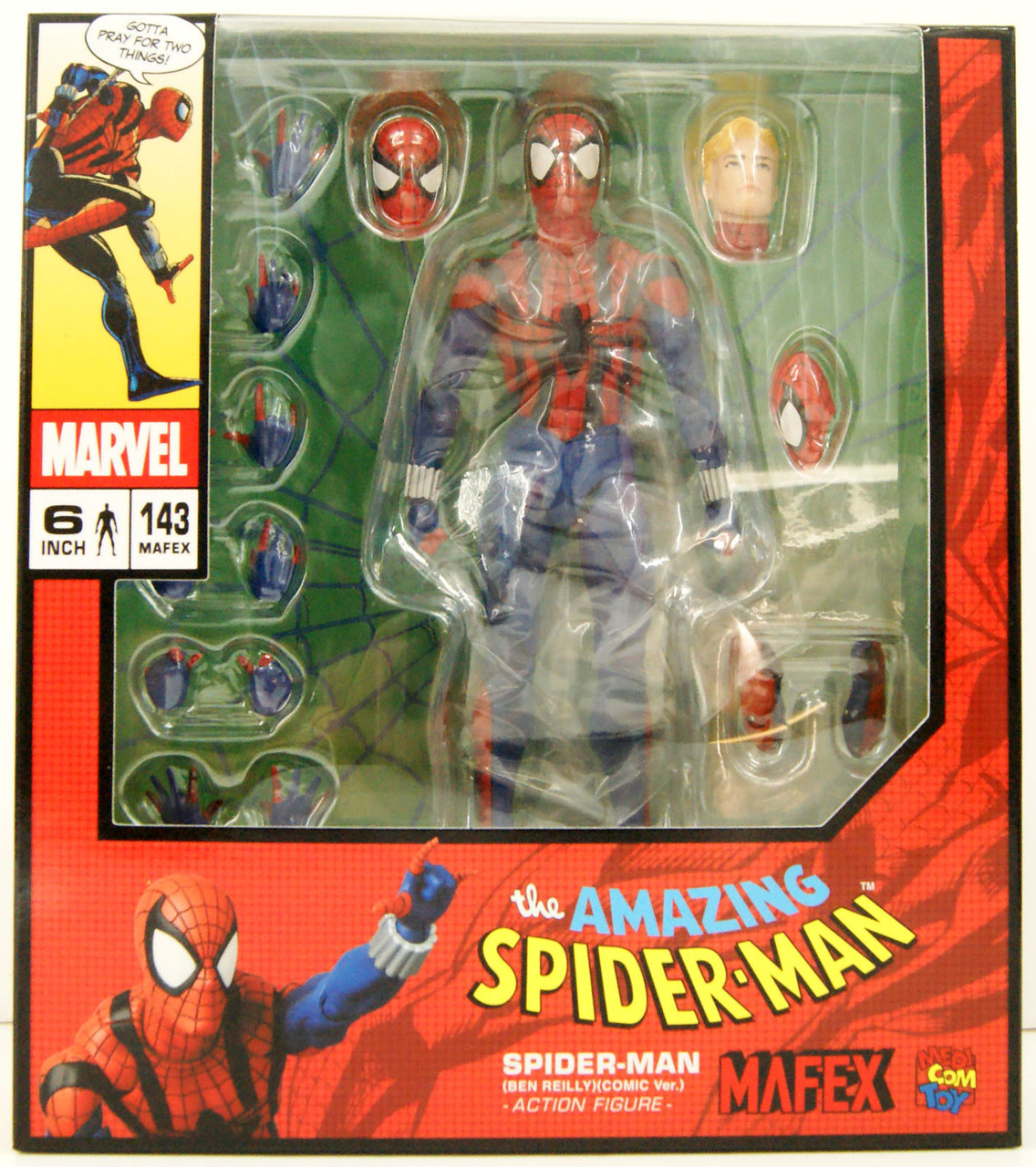 サイズ交換ＯＫ】 SPIDER-MAN MAFEX アメコミ (BEN Ver. REILLY)(COMIC 