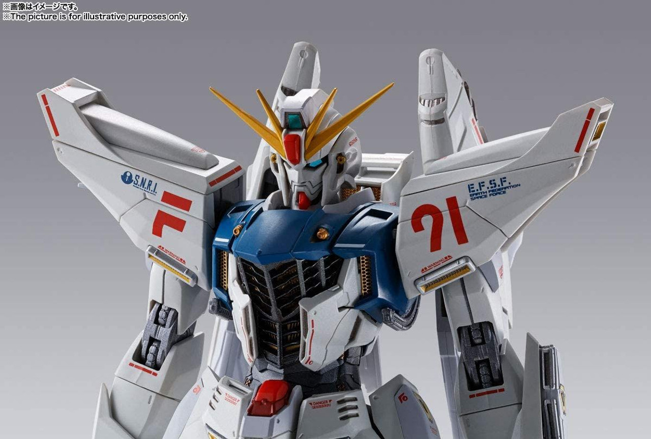 Bandai Metal Build Gundam F91 Chronicle White Ver. Figure