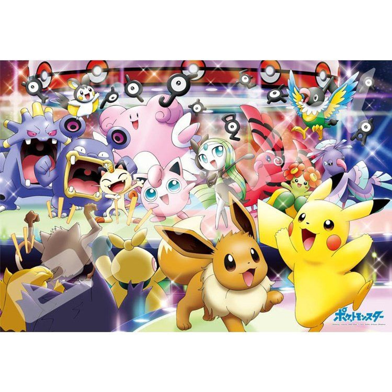 Pokemon PK1000-02 Let's Make It Together Pikachu Blocks 1,000-Piece Puzzle