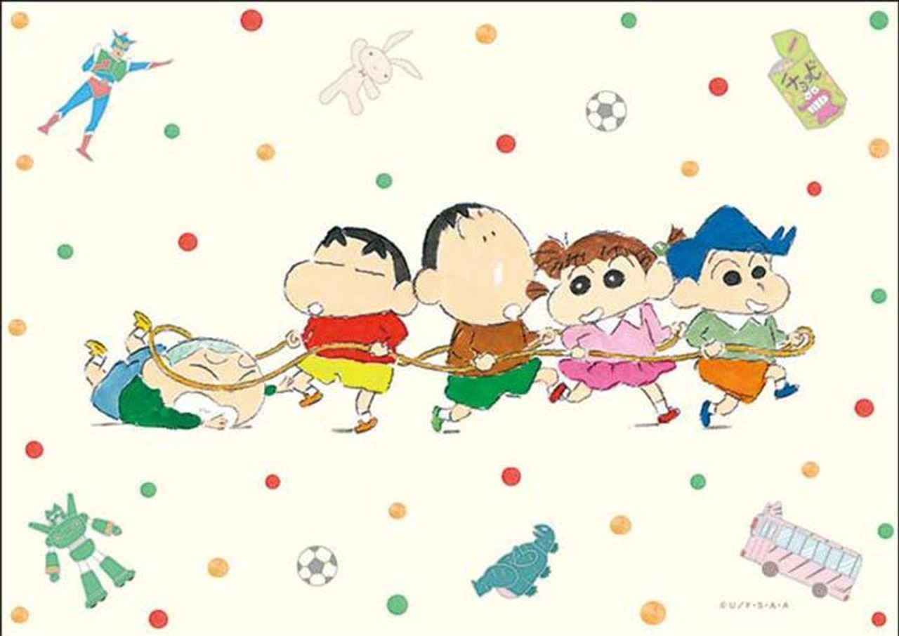 Jigsaw Puzzle Crayon Shin-chan Kasukabe Defense Corps (108