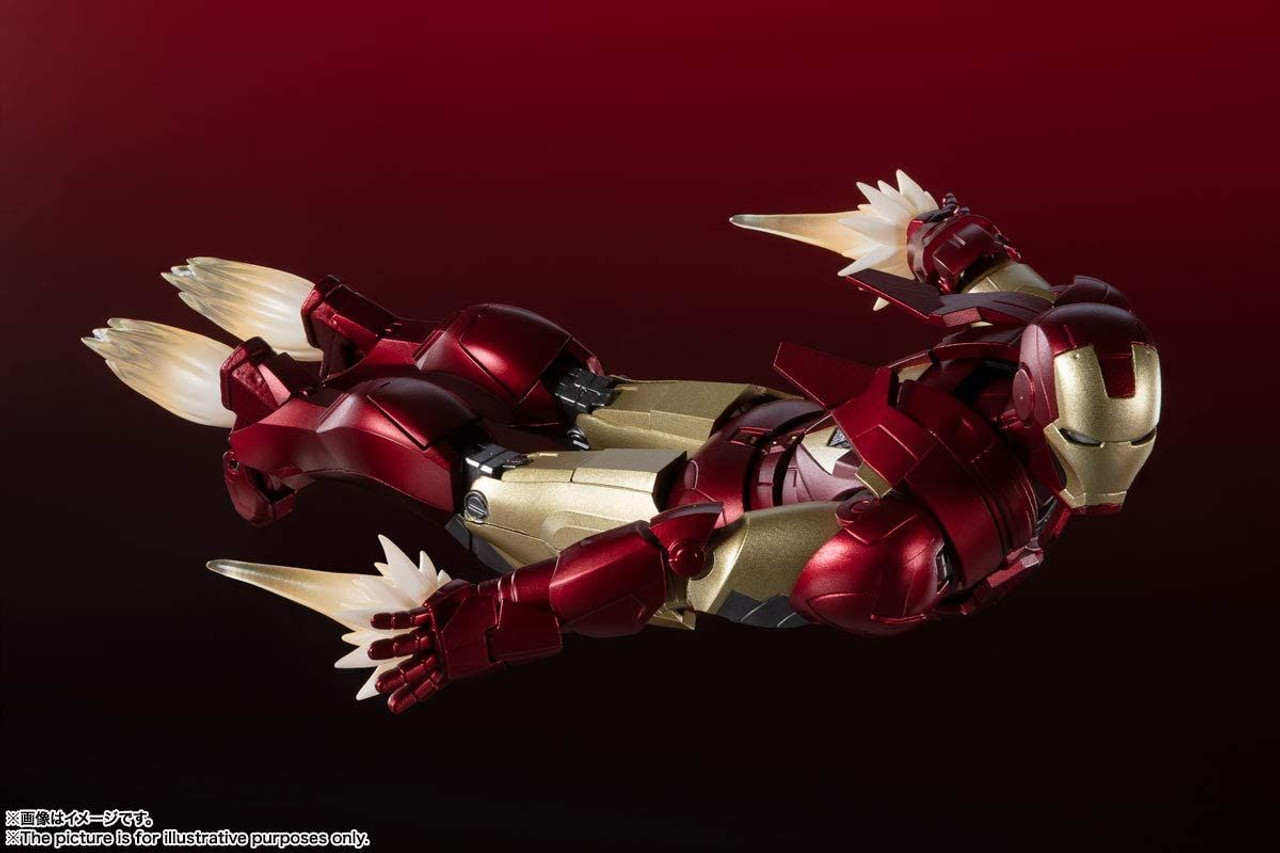 S.H. Figuarts Iron Man Mark VI Battle Damage Edition Figure (Avengers)