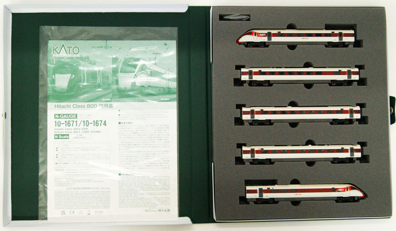 Kato 10-1674 British Railways Class800/2 LNER 'AZUMA' 5 Cars Set (N scale)