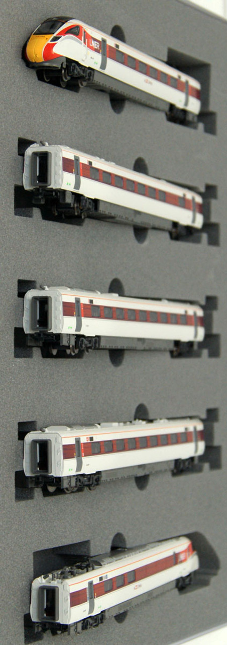 10-1674 British Railways Class800/2 LNER 'AZUMA' 5 Cars Set (N scale)