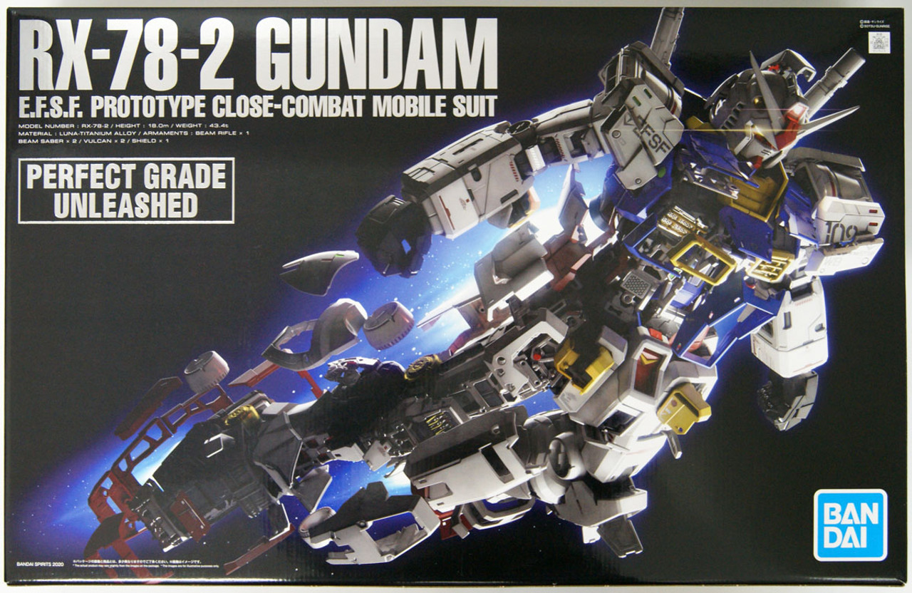  Bandai Hobby RX-78-2 Gundam Mobile Suit Gundam Perfect Grade  Action Figure, Scale 1:60 : Arts, Crafts & Sewing