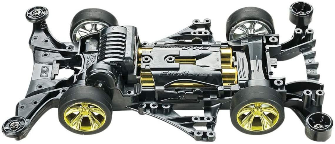 Mini 4WD 1/32 Mach Frame Black Special FM-A Chassis