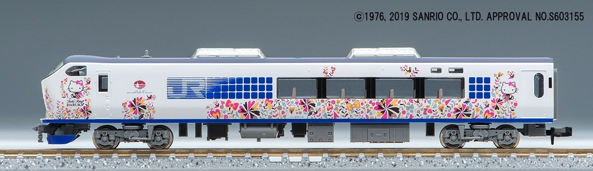 タキコミゴハン　品 98690 JR Series 281 Hello Kity Haruka Ori-Tsuru 6 Cars Set (N scale)