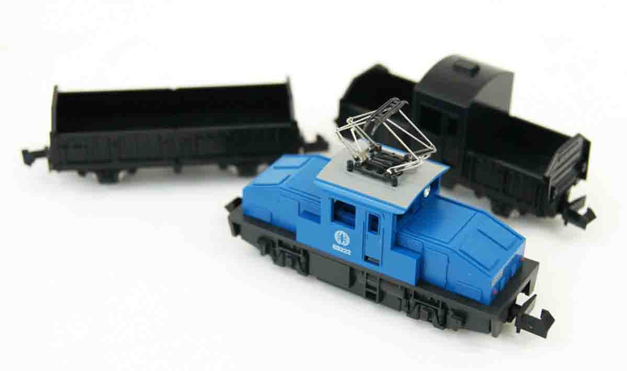 10-504-2 Freight Train Set (Blue) (Pocket Line) (N scale)