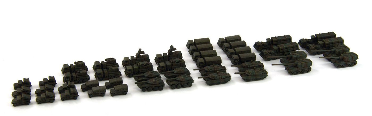 Ground Armor 1/700 JGSDF Vehicle set 1 Plastic Model