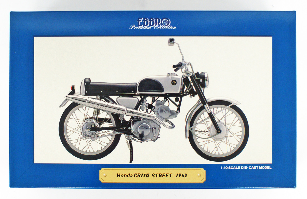値引き 絶版 EBBRO Honda CR110 STREET 1962 モデル 価格変更 1/10 エブロ ホンダCR110 street 1962絶版未展示品