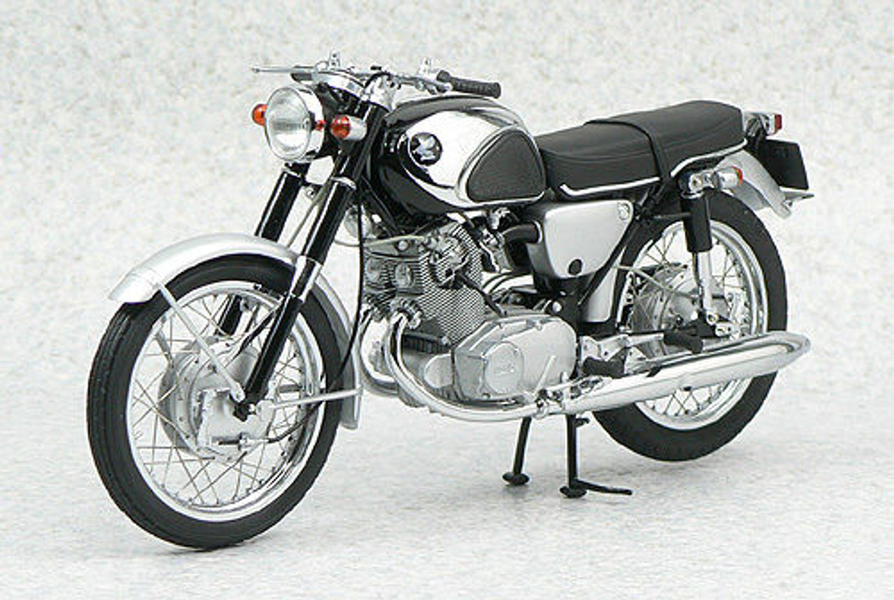 メーカー1円 EBBRO 1/10 HONDA CB72 1960 ミニカー 保存箱付き ブラック インテリア 置物 模型 その他