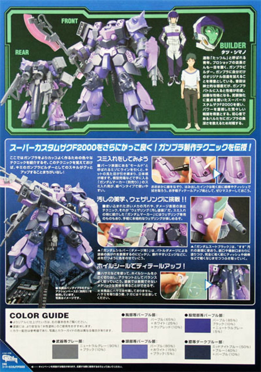 Bandai HG GB 003 GUNDAM GPB-06F SUPER CUSTOM | PlazaJapan