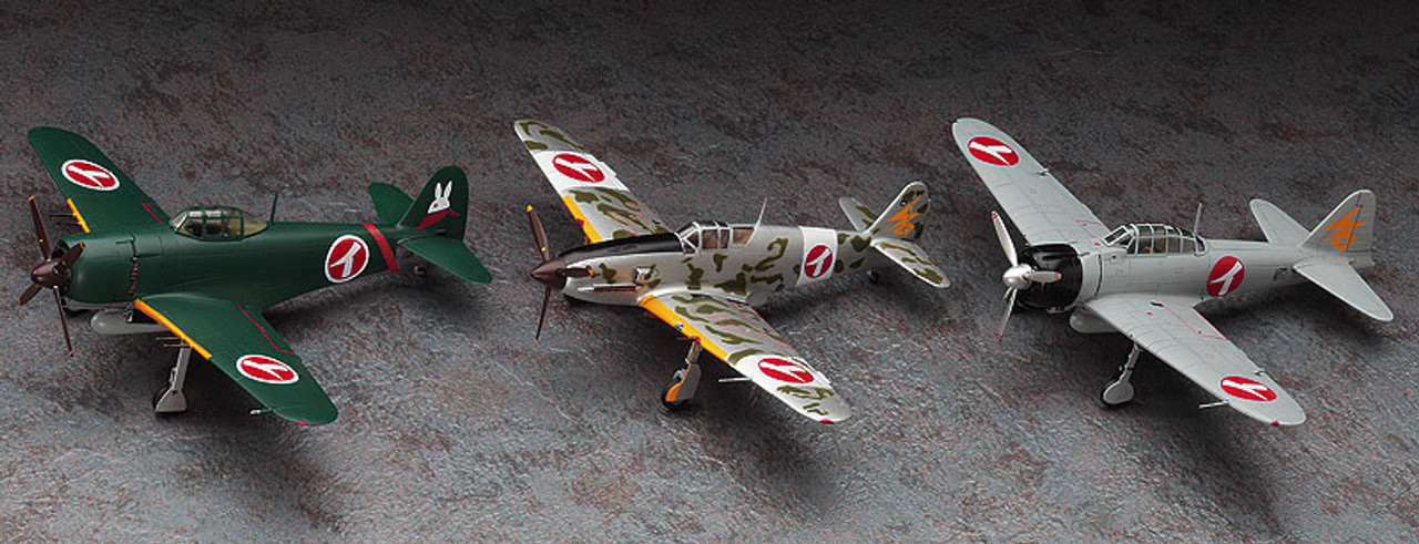 Hasegawa 64720 Shidenkai, Hien, Zero Fighter Type 21 1/72
