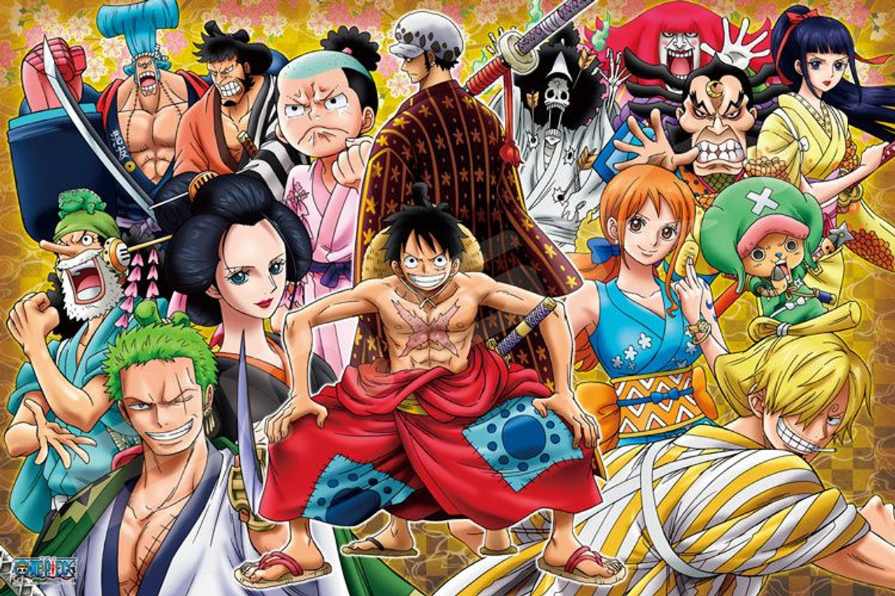 Onepiece Puzzle 1000 pcs  High Quality Anime Zigsaw Puzzle