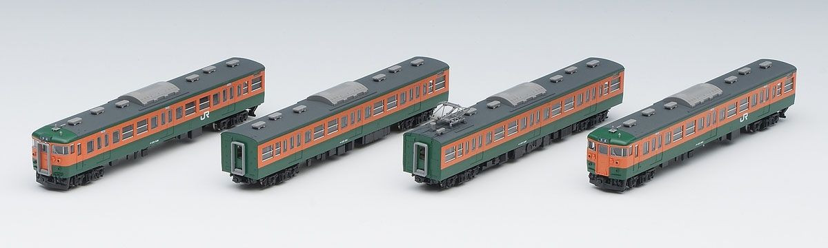 98437 JNR Series 115-300 Suburban Train (Shonan Color) 4 Cars Set