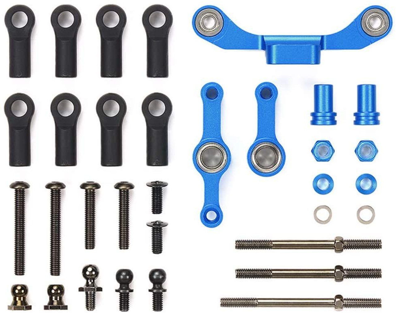 Tamiya Op1965 Tt 02 Type S Aluminum Long Tie Rod Steering Set Blue Tamiya Op1965 Tt 02 Type S Aluminum Long Tie Rod Steering Set Blue