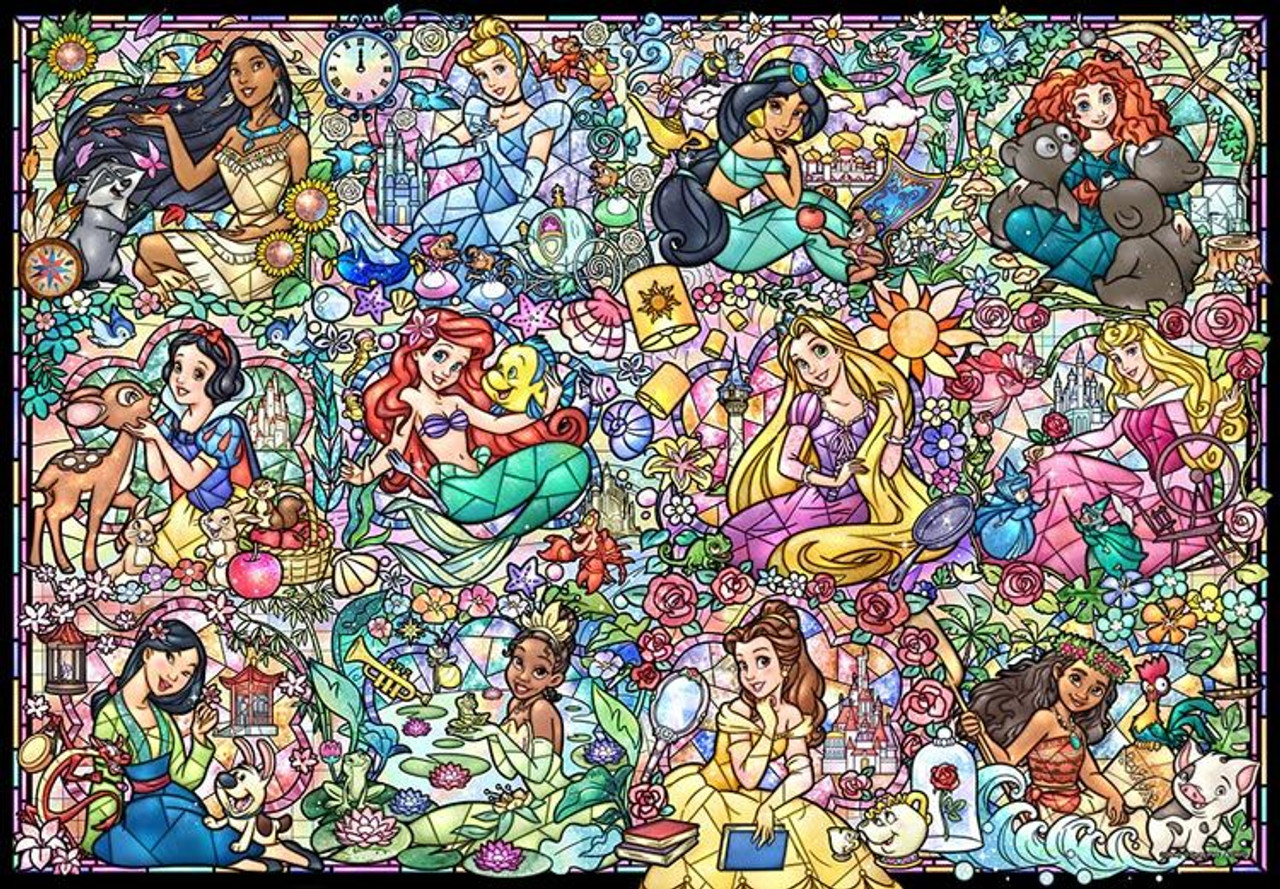 Japan Tenyo - Disney Puzzle - 500 Pieces Tight Series Stained Art