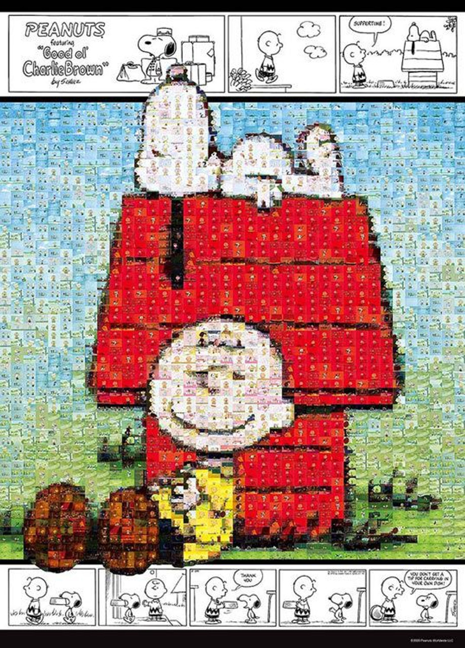 promedio Agarrar Sindicato Jigsaw Puzzle Snoopy Mosaic Snoopy and Charlie Brown (600 Pieces)