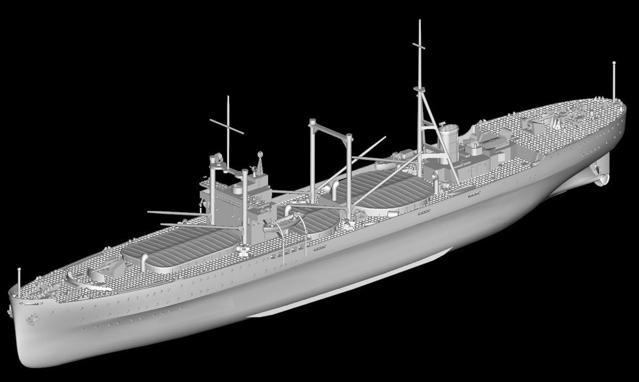 Pit-Road Skywave W-160 IJN Special Cargo Ship Kashino 1/700