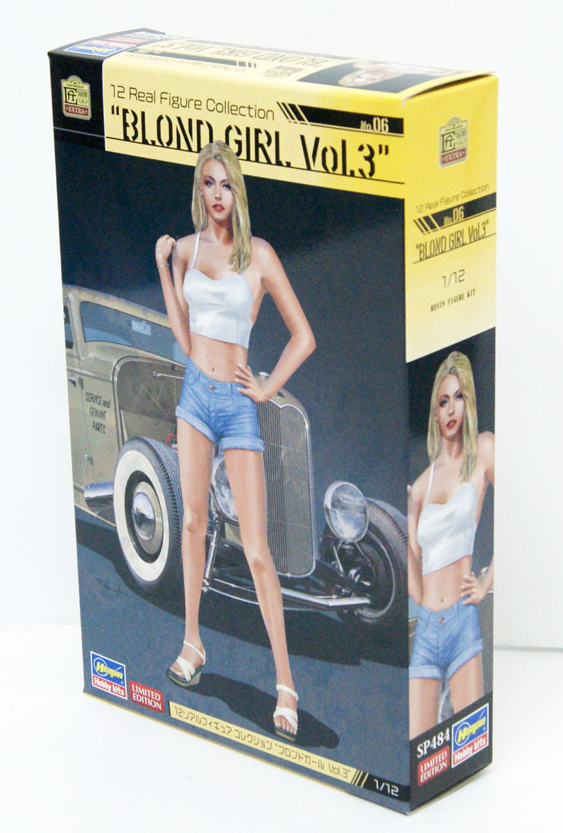 12 Real Figure Collection No.06 Blonde Girl Vol.3 Figure Kit