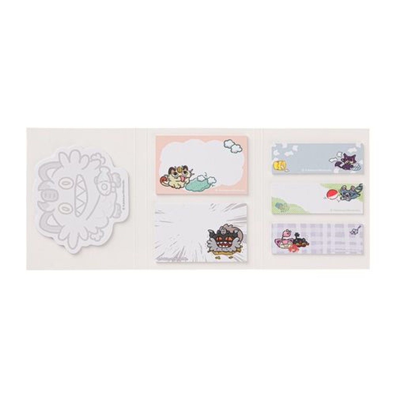 Pokemon Center Original Sticky Notes Set The Day Of Galarian Meowth