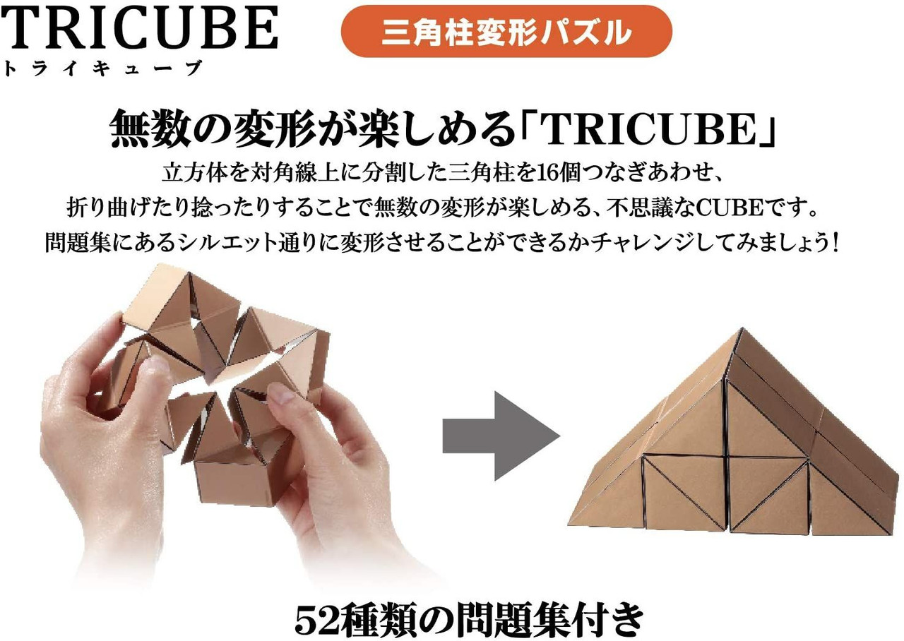 Hanayama Katsunou Brain Teaser Tricube Puzzle