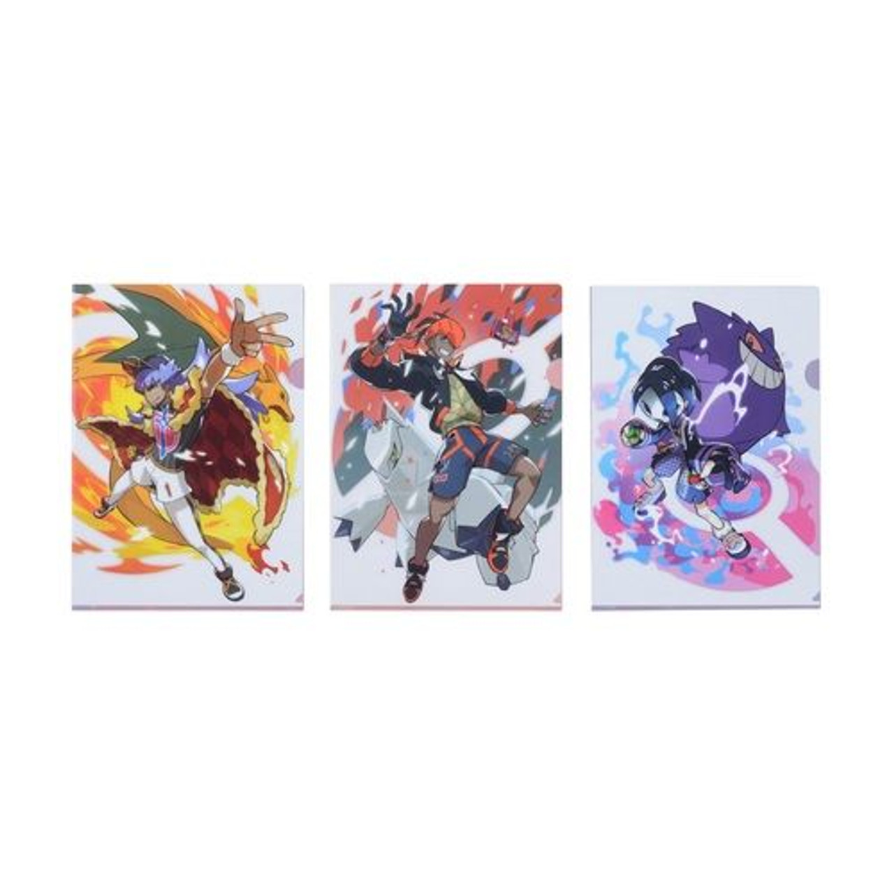 Pokemon Center Original A4 clear file 4th all types set