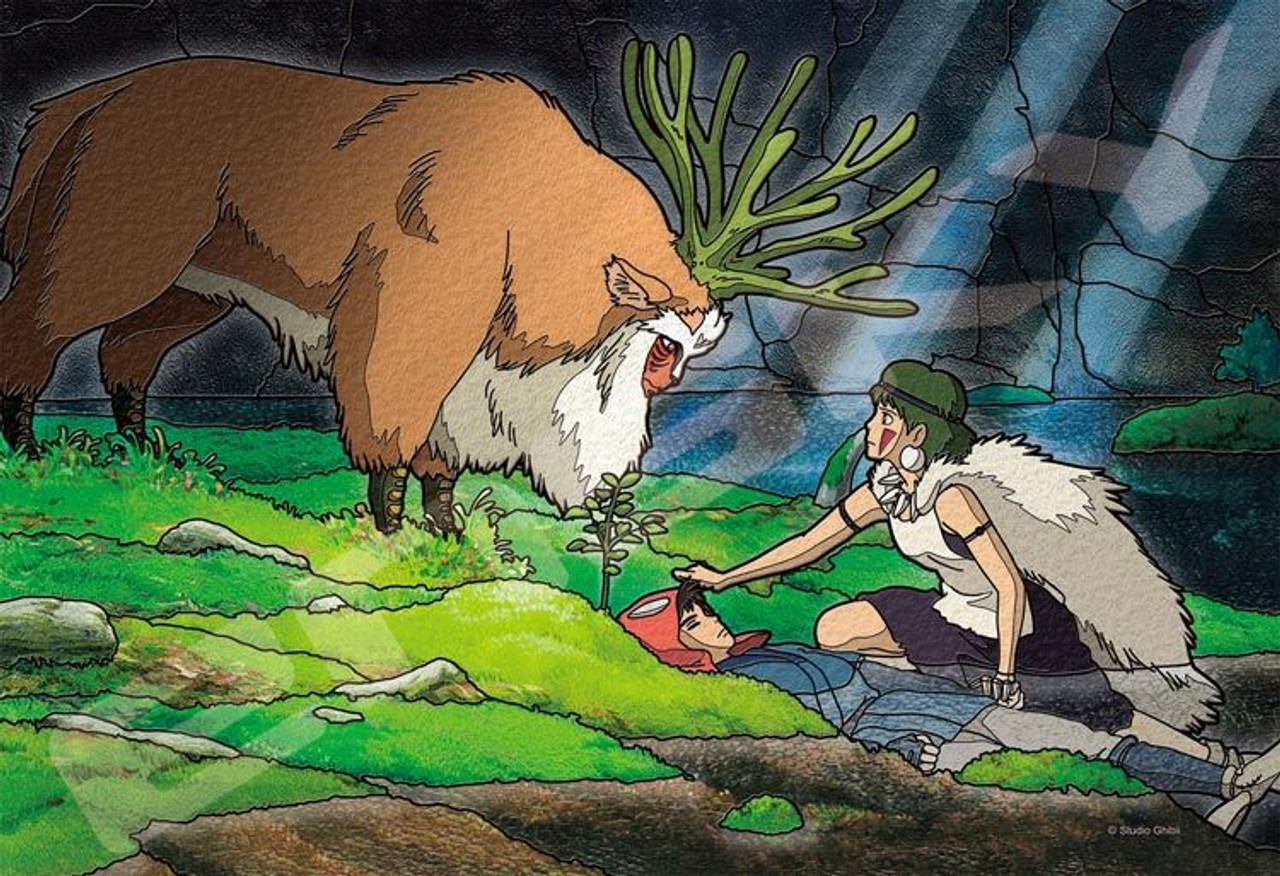 Art Crystal Jigsaw Puzzle Studio Ghibli Princess Mononoke (300 Pieces)