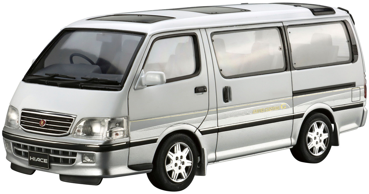 The Model Car 1/24 Toyota KZH100G HiAce Super Custom G '99 Plastic