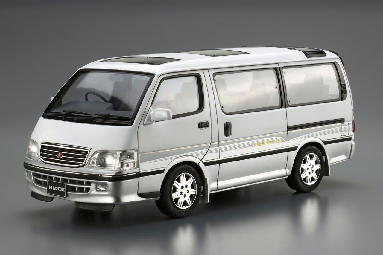 The Model Car 1/24 Toyota KZH100G HiAce Super Custom G '99 Plastic