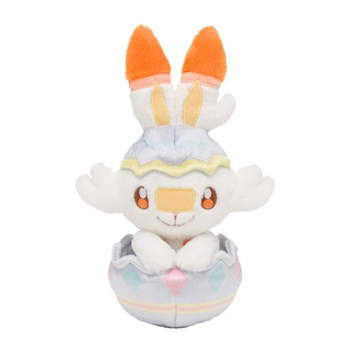 Pokemon Center Original Happy Easter Basket Plush Doll Egg Scorbunny