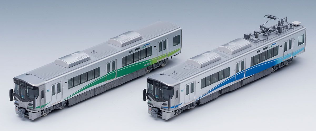 KATO AINOKAZE-TOYAMA 521-1000 2両セット 98097 Ainokaze Toyama Railway Series 521-1000 2 Cars Set (N scale)