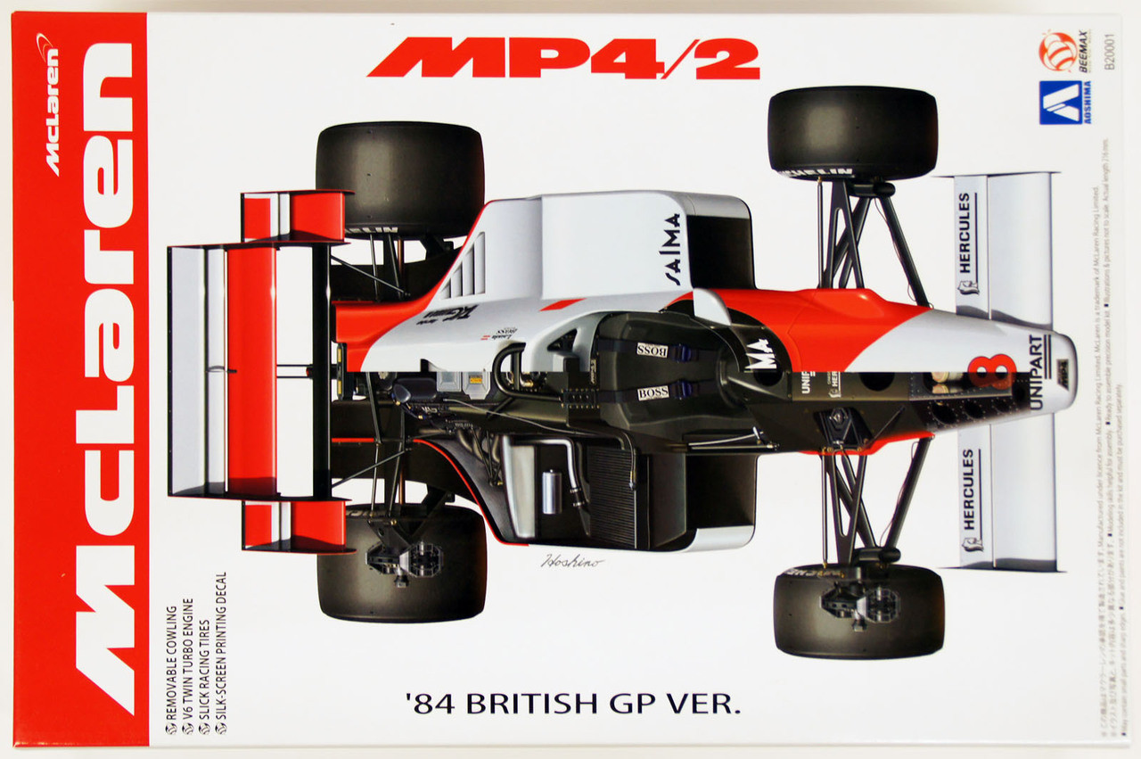 Aoshima  McLaren MP  British Grand Prix  Scale Kit