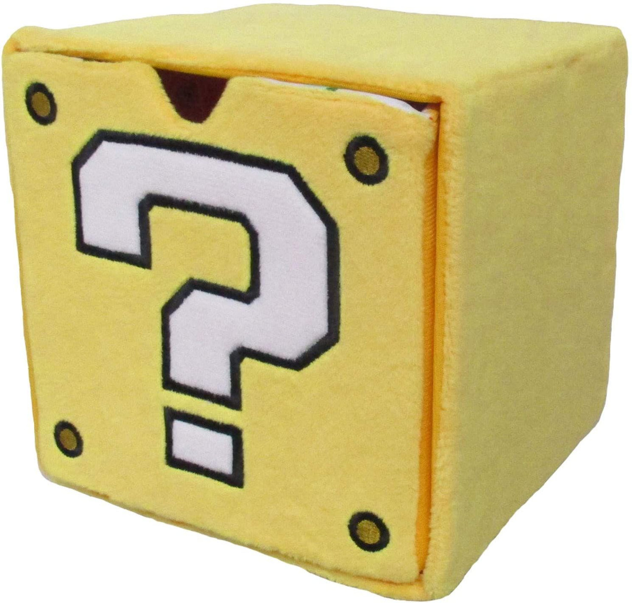 San-ei Super Mario Plush Doll Chest (Question mark block)