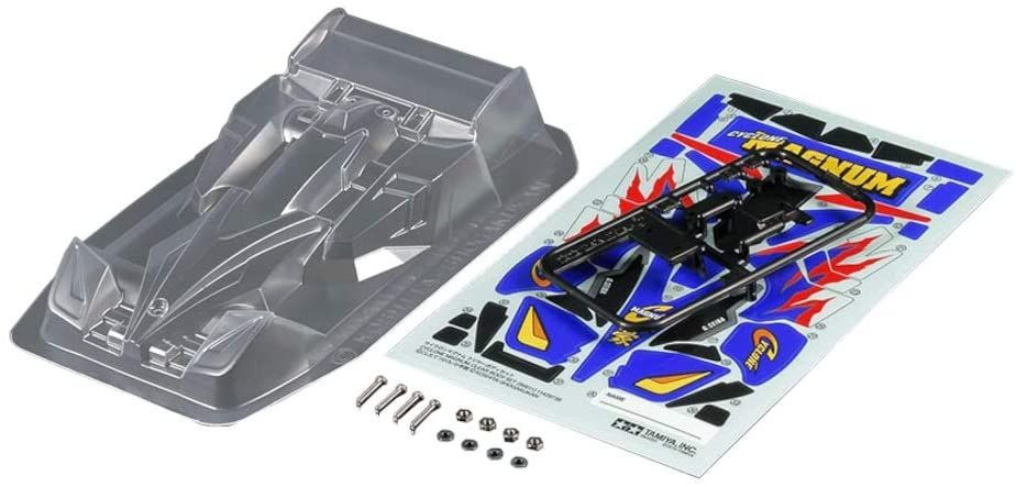 Mini 4WD Cyclone Magnum Clear Body Set