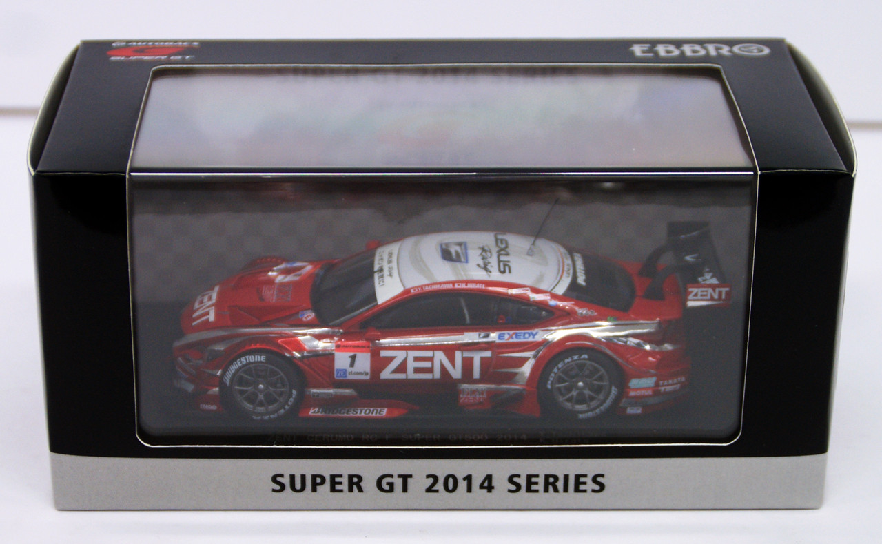 Ebbro 45066 ZENT CERUMO RC F SUPER GT500 2014 Red No.1 1/43 Scale