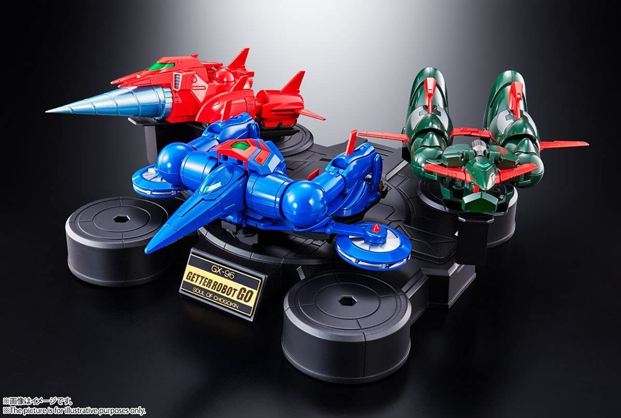 未使用GETTER ROBOT GO 號 GX-96バンダイスピリッツ bandai soul of chogokin getter robot go gx 96 getter robot