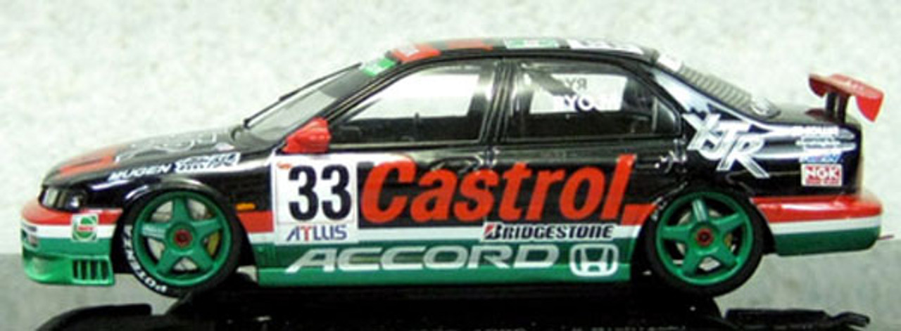 Ebbro 45136 CASTROL MUGEN ACCORD JTCC 1996 No.33 Black 1/43 Scale