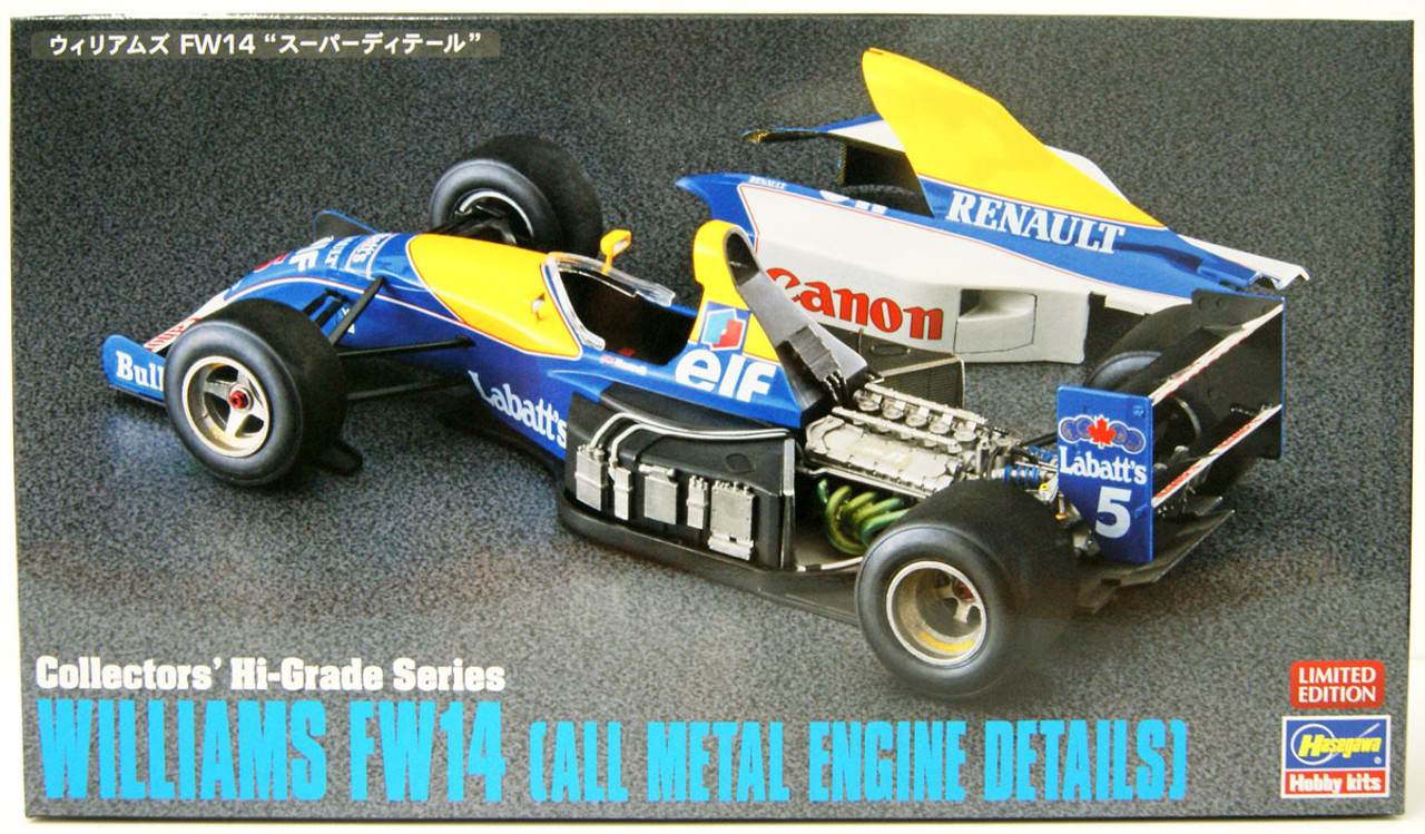 1/24 Williams FW14 Super Detail Plastic Model