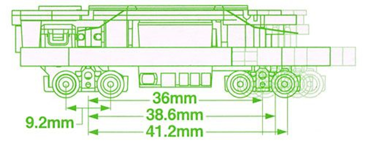 TM-TR01 Motorized Chassis (N scale)