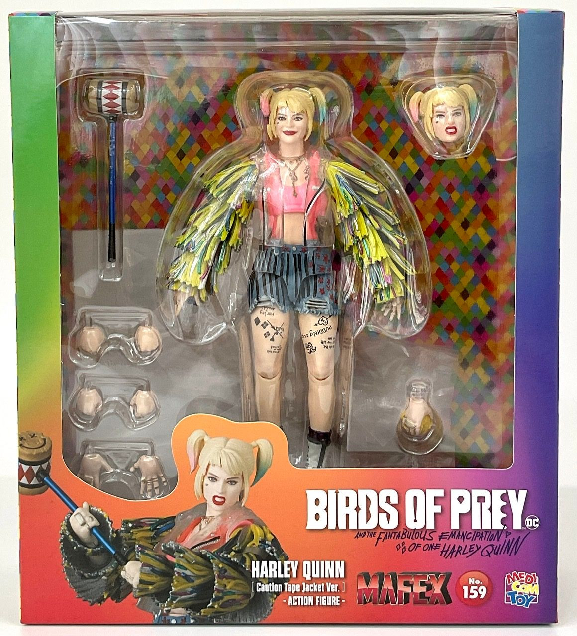 MAFEX Harley Quinn (Caution Tape Jacket Ver.) Figure (Birds of Prey)