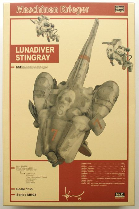 1/35 Maschinen Krieger Lunadiver Stingray Plastic Model